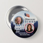 2021年1大統領の月20日開業 缶バッジ (正面&裏面)