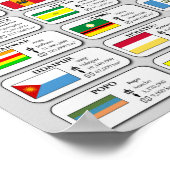 2021年1月のフェアショアーズ政治地図 ポスター (角)