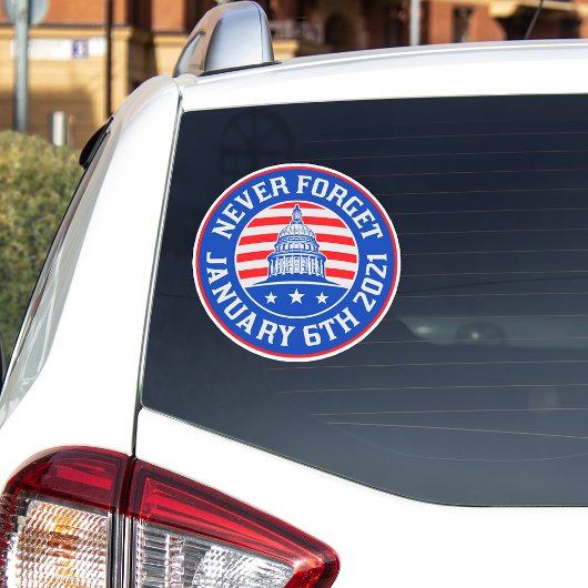 2021年1月6日決忘れして1/6/21アンチトランプ シール