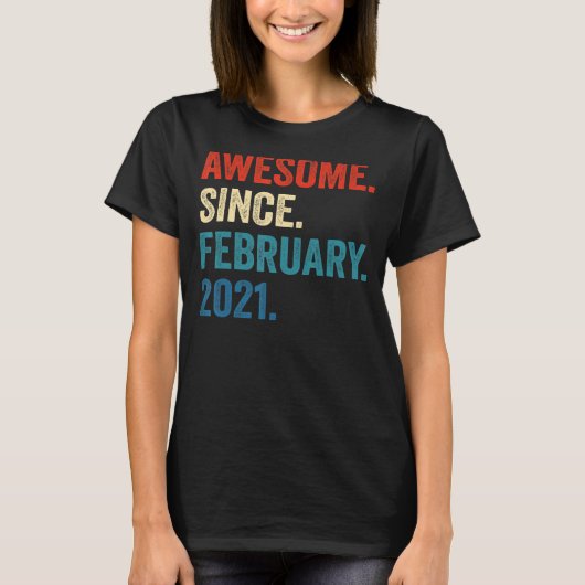 2021年2月2日素晴らしBiから2年の贈り物 Tシャツ (正面)