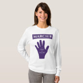 2021年3月8日女性の日に挑戦を選択 Tシャツ (正面フル)