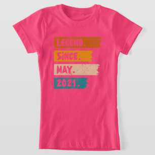 2021年5月以来の伝説 Tシャツ