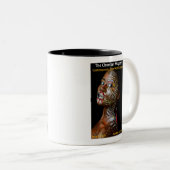 2021年7月2日をカバー2トーンコーヒーマグのアフリカ人女性 ツートーンマグカップ (正面右)