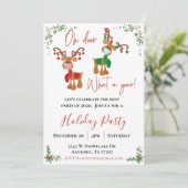 2021年 なんてこった、今年も大変だった ホリデーパーティー 招待状 (スタンド正面)