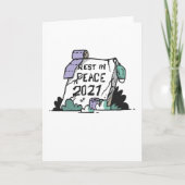 2021年、安らかに カード (正面)