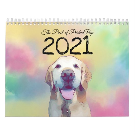 2021年: ParkerPup最高のの発表 カレンダー (カバー)