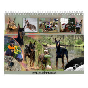 2021年Dobermantalkカレンダー カレンダー