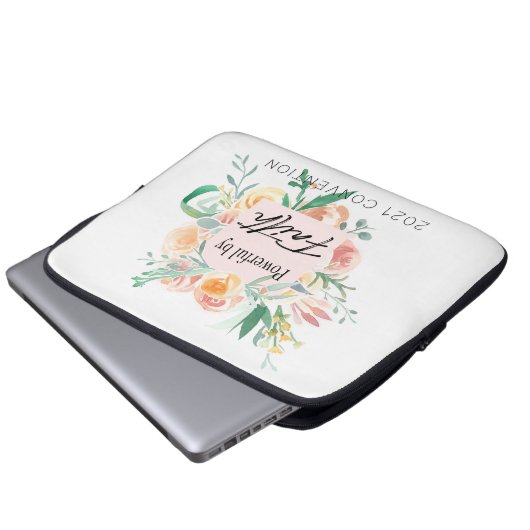 2021年JW大会 – 信仰の塊による強力  ラップトップスリーブ (正面下部)