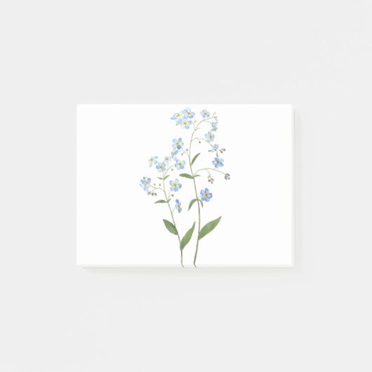 2021忘れ年の水彩ではなく青い ポストイット (正面)