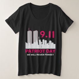 2021忘れ年20周年パトリオットデー911 20 プラスサイズTシャツ