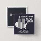 2021忘れ年20周年パトリオットデー911 20 缶バッジ (正面&裏面)