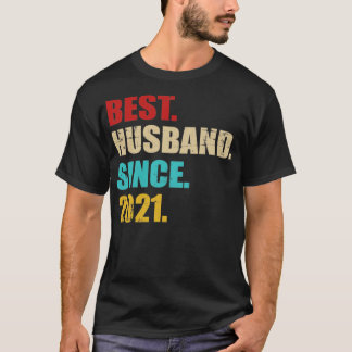 2021最高の年夫1周年結婚期 Tシャツ