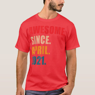 2021素晴らし年4月ヴィンテージ発パーソナライズされた生 Tシャツ