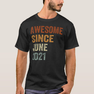 2021素晴らし年6月から2番目の子供と幼児バット Tシャツ