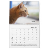2021虎猫の場所カレンダー カレンダー (3月 2027)