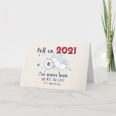 2021転が年正月トイレ紙記念 カード (正面)