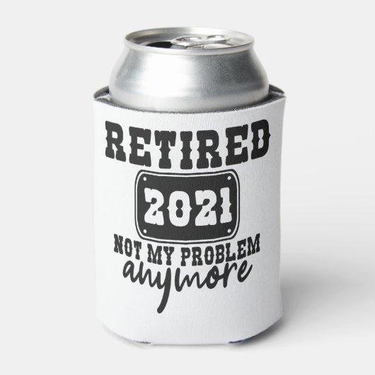 2021退職した私の問題はもはや休暇おもしろい 缶クーラー (缶正面)