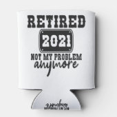 2021退職した私の問題はもはや休暇おもしろい 缶クーラー (裏面)