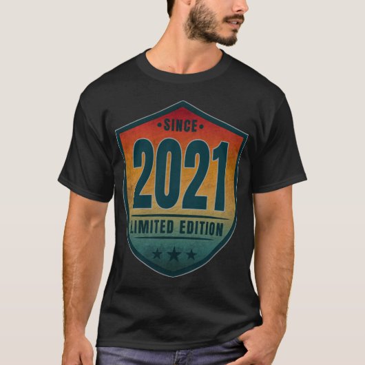 2021限定復古日没デザイン Tシャツ (正面)