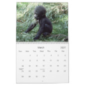 2021霊長類野生生物撮影カレンダー カレンダー (3月 2027)