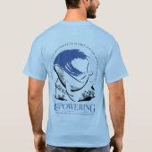 2021青少年海保護サミットシャツ（青） Tシャツ (裏面)