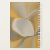 2021黄色および灰色の植物学フローラ プランナー手帳 (裏面)