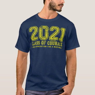 2021黄色の勇気のクラス Tシャツ