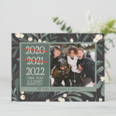 2021 おもしろい 2022年第3回クリスマスフォトカード シーズンカード (スタンド正面)