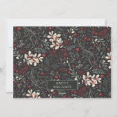 2021 おもしろい 2022年3年目のチャーム写真クリスマス シーズンカード (裏面)