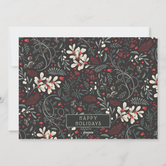 2021 おもしろい 2022年3年目のチャーム写真クリスマス シーズンカード (裏面)