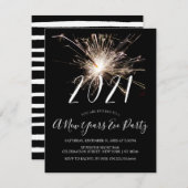 2021 |ニューイヤーズイブパーティの招待状 シーズンカード (正面/裏面)