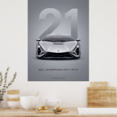 2021 ランボルギーニ シアン FKP 37 ポスター (キッチン)