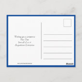 2021 | 新年おめでとう | 雪片 | 企業の ポストカード (裏面)