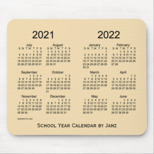 2021-2022年度小麦カレンダー(Janz) マウスパッド