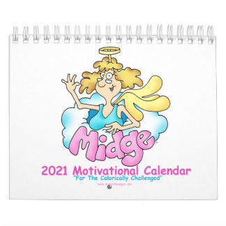 2021 Angel Midge -ダイエットおもしろいの重みの減少 カレンダー