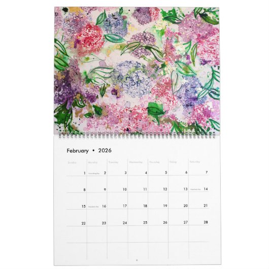  2021 Art Calendar カレンダー (2月 2026)