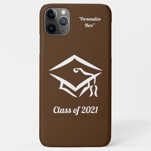 2021 BRNWHTの卒業クラス Case-Mate iPhoneケース (裏面)