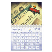 2021 Calendar Paris，フランス カレンダー (1月 2027)