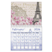 2021 Calendar Paris，フランス カレンダー (2月 2026)