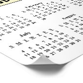 2021 Calendar Project Management ポスター (角)