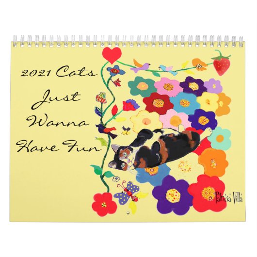2021 Cats Just Have Cats Cat Art 2021 カレンダー (カバー)