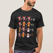 2021 Christmas Order Of Operations Quiz Math Teach Tシャツ (正面)