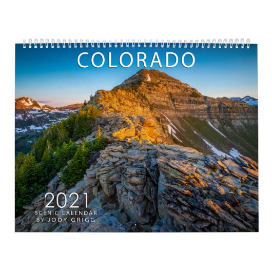 2021 COLORADO風光明媚カレンダー カレンダー (カバー)