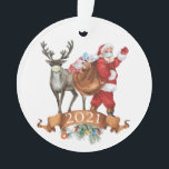 2021 Covid Santa Reindeer Water colorクリスマス オーナメント<br><div class="desc">このデザインはパーソナライズされた、写真や文字を変更して提供される領域にあってもよい。またカスタマイズは、このテンプレートをカスタマイズしクリックて、を選択してさらに背景の色を削除または変更したり、文字を追加したり、文字の色またはスタイルを変更したり、文字のみのデザインの画像を削除したりすることで可能です。このもし商品はデザインを別の商品に移すオプションがあり、必要に応じてデザインを調整しもして下さい。colorflowcreations@gmail.comで連絡は、このデザインを別の製品で使用するもしか、サポートが必要な場合は、ページの上部にあるチャットオプションを使用する。www.facebook.com/colorflowcreations、www.instagram.com/colorflowcreations、www.twitter.com/colorflowart、後を追およびwww.pinterest.com/colorflowcreationsで自分のデザインや自分の情報を見る。</div>