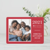 2021 DO RECOMMEND おもしろい 1つ星レーティングレッド シーズンカード (スタンド正面)