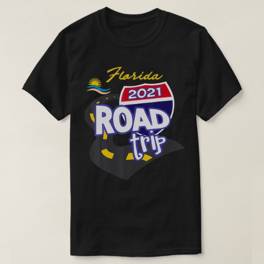 2021 Florida Road Trip  Tシャツ (デザイン正面)