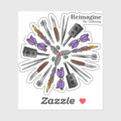 2021 Gathering Tシャツデザインシール シール (シート)