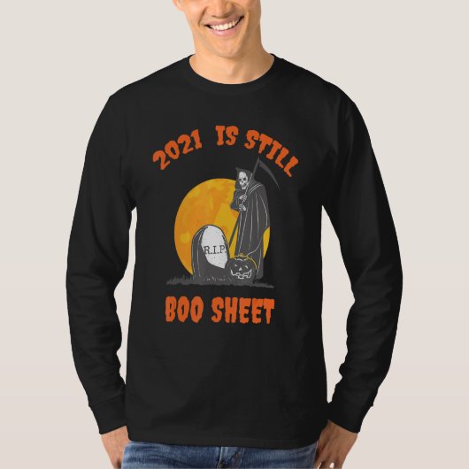 2021 Halloween 2021はまだブートシート Tシャツ (正面)