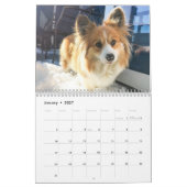 2021 Hudson the Fluffy Corgi Calendar カレンダー (1月 2027)