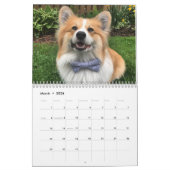 2021 Hudson the Fluffy Corgi Calendar カレンダー (3月 2026)